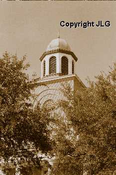 Magale Library Tower Closeup 