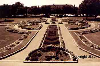 Formal Gardens looking away from Student Union