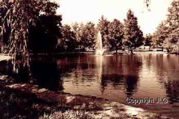 Theta Pond from the Road