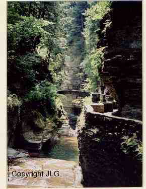 Light From Above - Robert H Treman State Park, Ithaca, NY