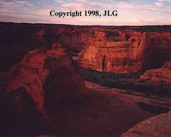 Overlooking The Canyon - Canyon De Chelly Nat’l Monument, AZ