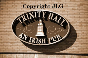 TRINITY HALL SIGN